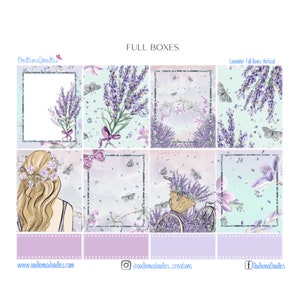 Lavender Vertical Weekly Kit