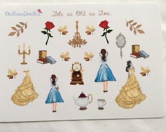 Tale as Old as Time Decortive Stickers