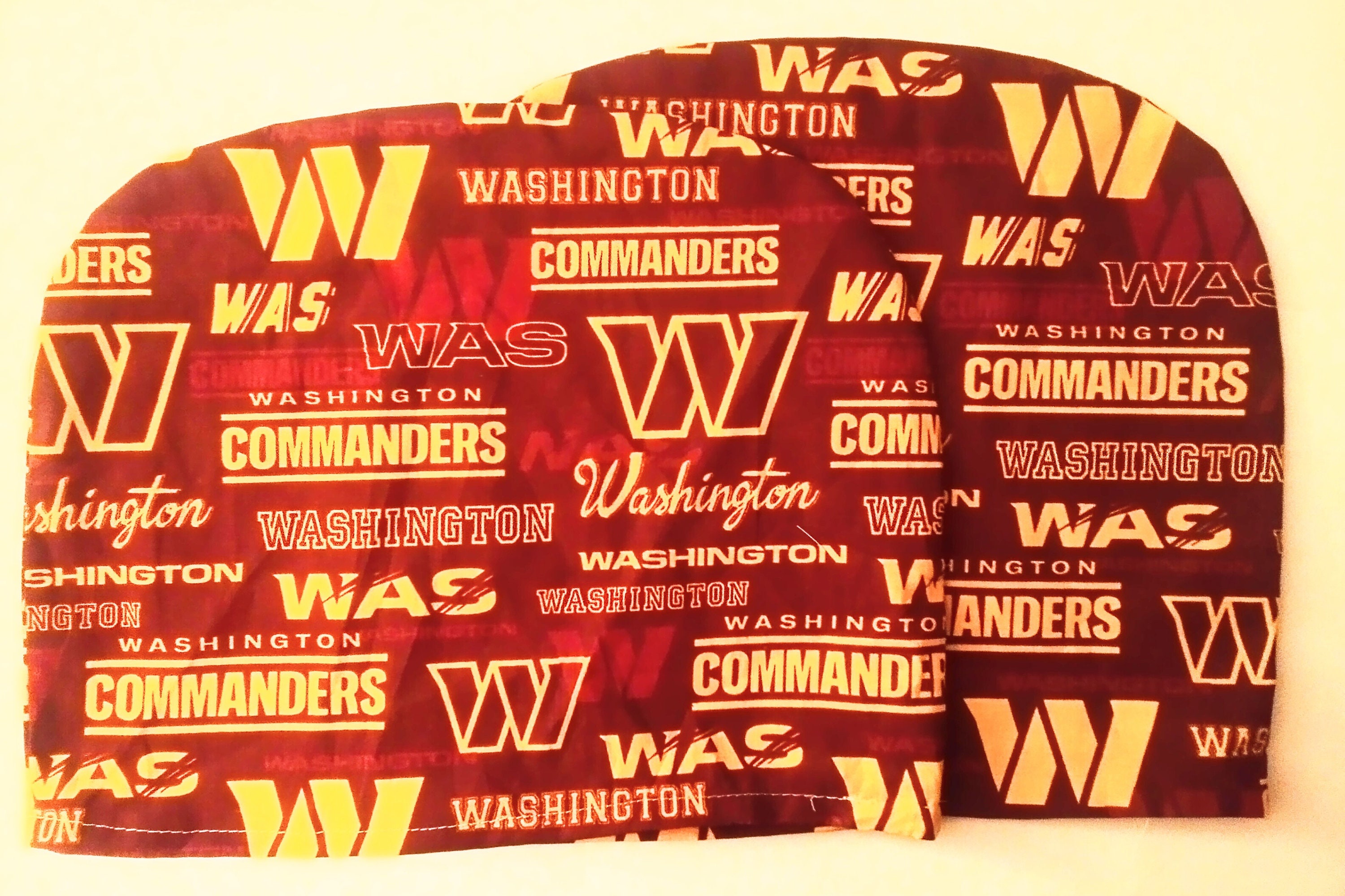 Washington Commanders Handmade Car Headrest Covers 2pc Set