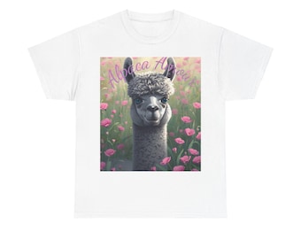 Taza y camiseta de viaje con estampado de alpacas - Lindo estampado de alpacas