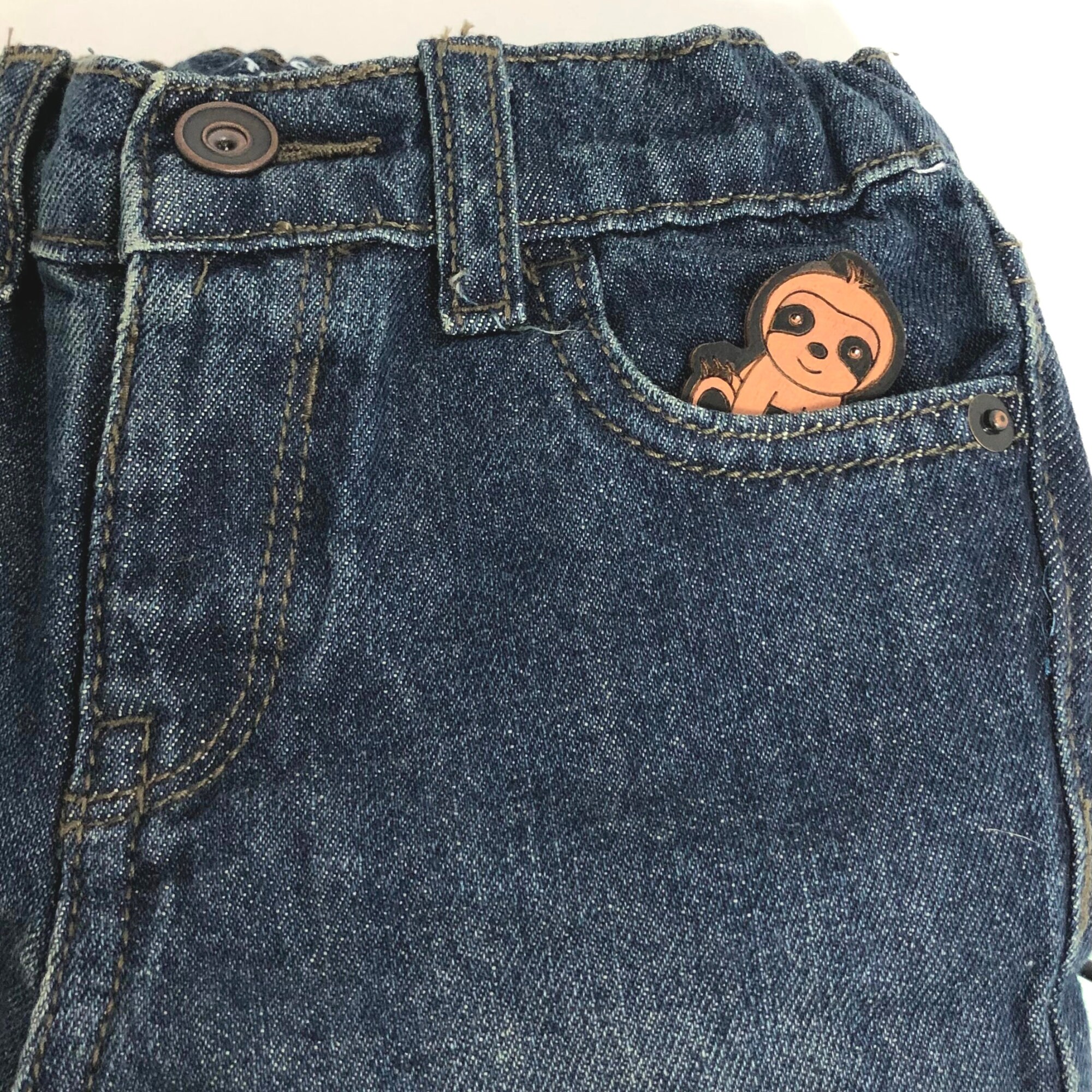 Sloth Pocket Hug Sloth Pocket Hug Sloth Token Etsy