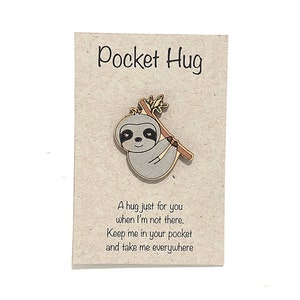 Pocket Hug, Sloth Pocket Hug, Zen Pocket Hug, Sloth