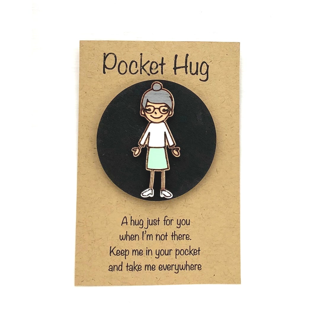Pocket Hug for Granddaughter, Pocket Hug for Grandson, Personalized