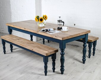 Farmhouse Dining Tables And Bespoke Reclaimed By Madeinthecellar