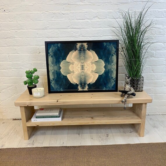 Etsy rustic tv stand discount