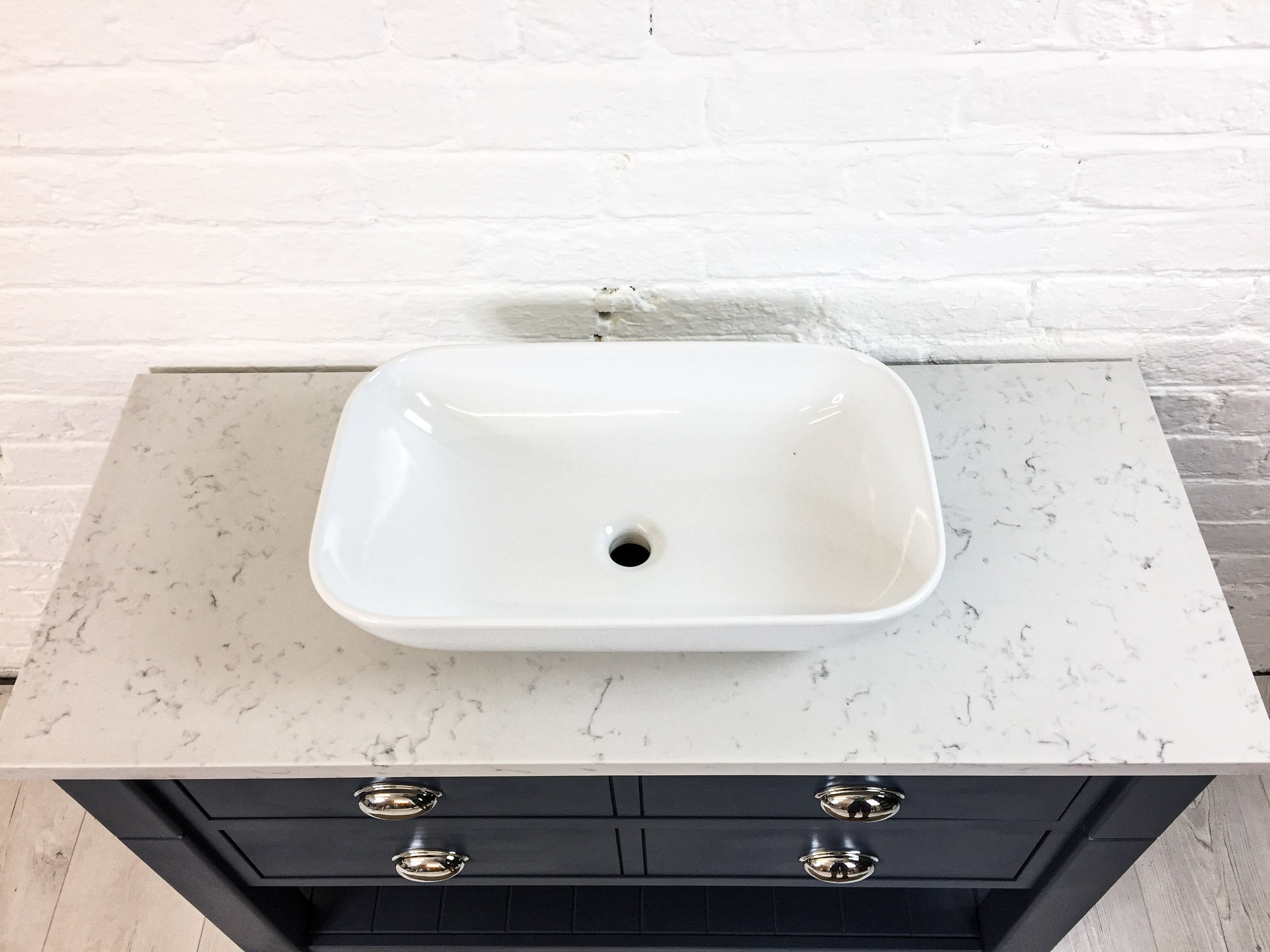 Bespoke Bathroom Vanity Unit Made to Any Size. Drawer Top With Etsy UK