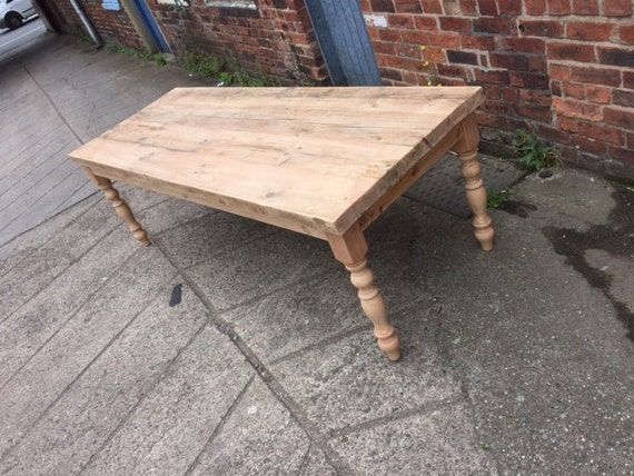 Large 7 Foot Light Oak Reclaimed Wood 