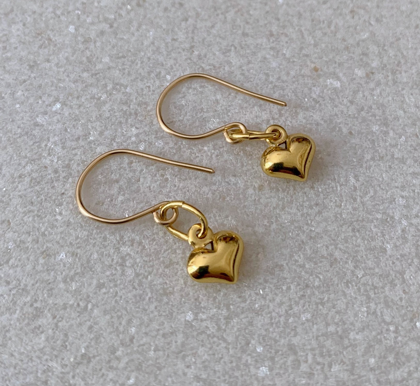 VALENTINES EARRINGS Hollow out Heart Drop Earrings for Women Gold