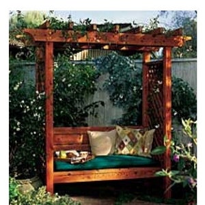 Digital Download How to Make Arbor and Bench Plans - woodworking