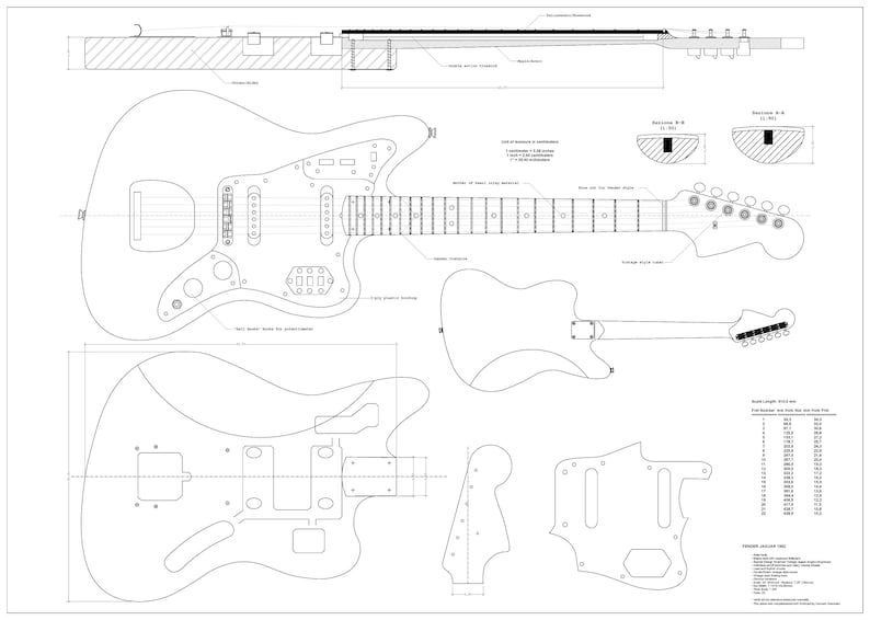 Fender Jaguar Guitar PLANS To Make This Guitar Etsy fender-jaguar-guitar-plans-to-make-this-guitar-etsy