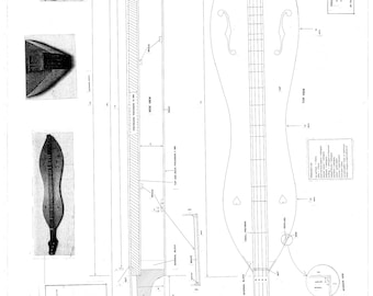 Mountain Dulcimer Plans - Etsy