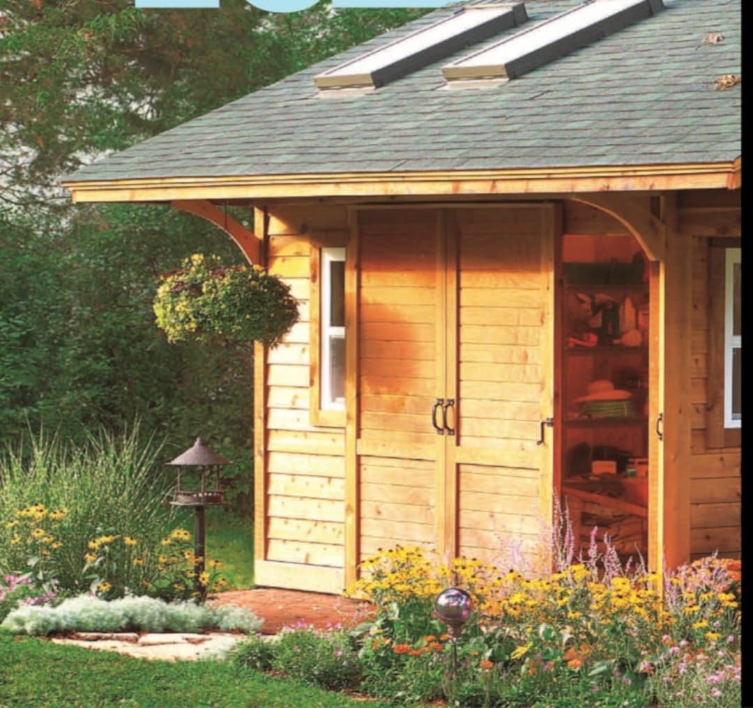 How to Make Rustic Shed Plans Woodworking Digital - Etsy