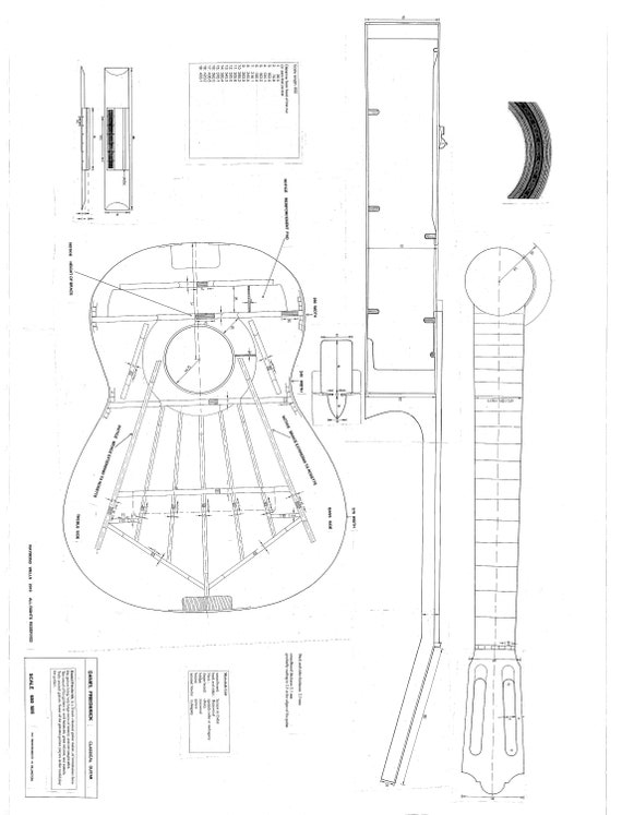Classical guitar sale plans