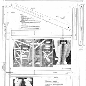 Hammered dulcimer full scale STAND PLANS  to make this stand - digital download   in PDF format