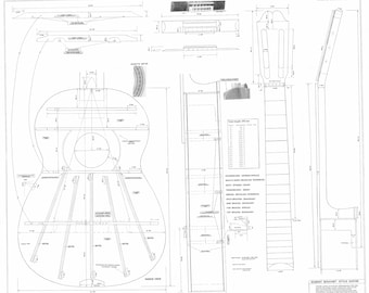 Bouchet Classical Guitar PLANS  to make this guitar