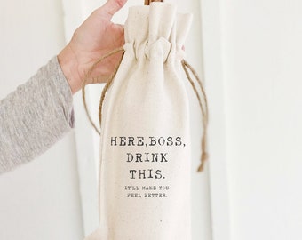 funny wine gift bolsas