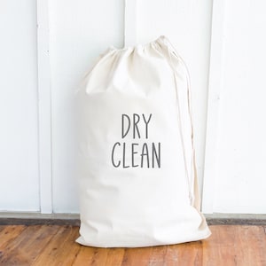 Dry Clean - Laundry Bag, College Laundry Bag, Reusable Laundry Bag, Sturdy Laundry Bag