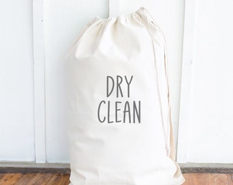Dry Clean - Laundry Bag, College Laundry Bag, Reusable Laundry Bag, Sturdy Laundry Bag