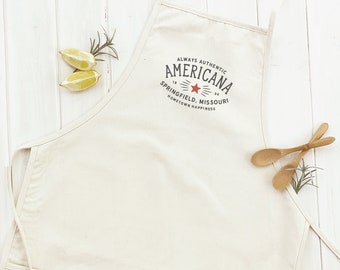 Americana Custom - Women's Apron, Gift for Her, Cooking Apron, Craft Apron, Gardening Apron, Custom Apron, Adult Fit