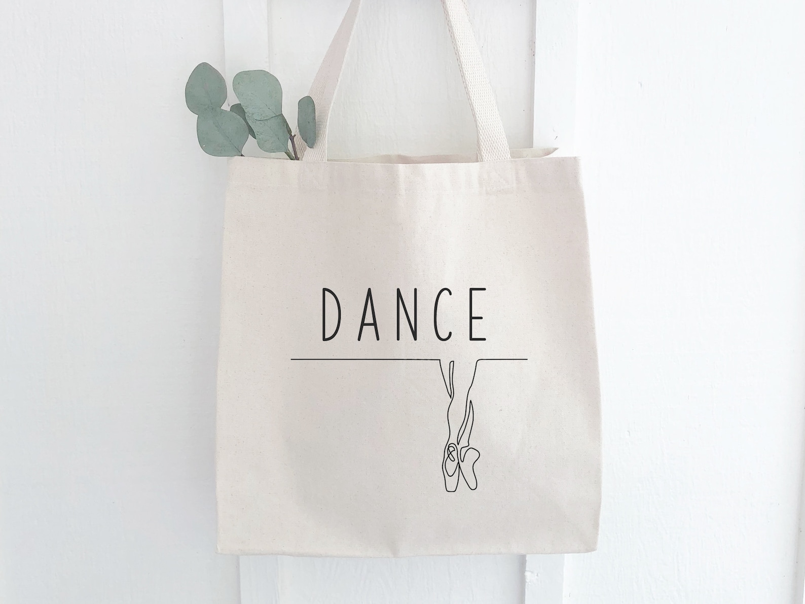 personalized dance bag with any name. roomy durable carrying bag for ballet shoes and dance clothes.