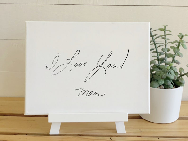 custom writing on canvas