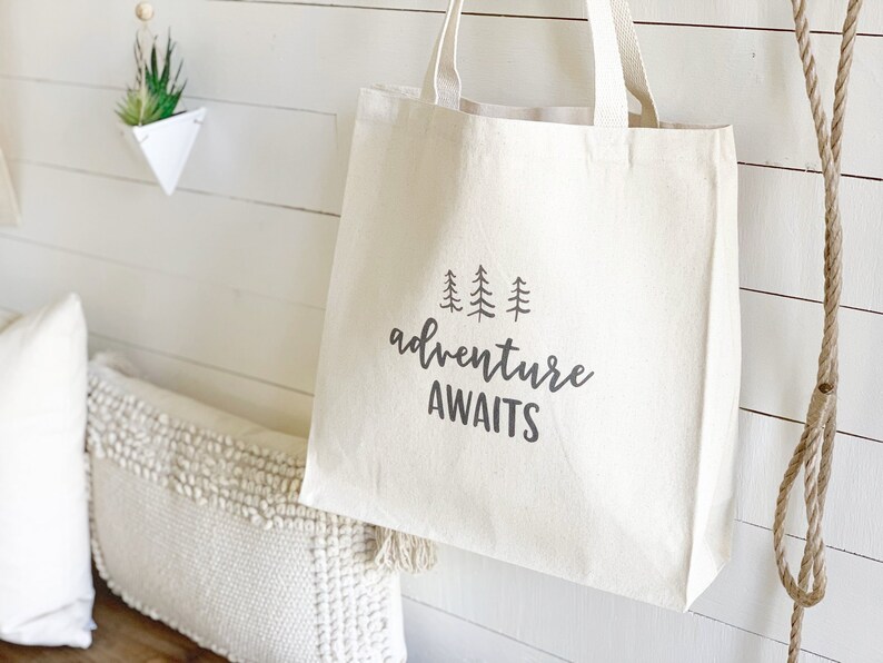 Adventure Awaits Eco Friendly Tote Bag