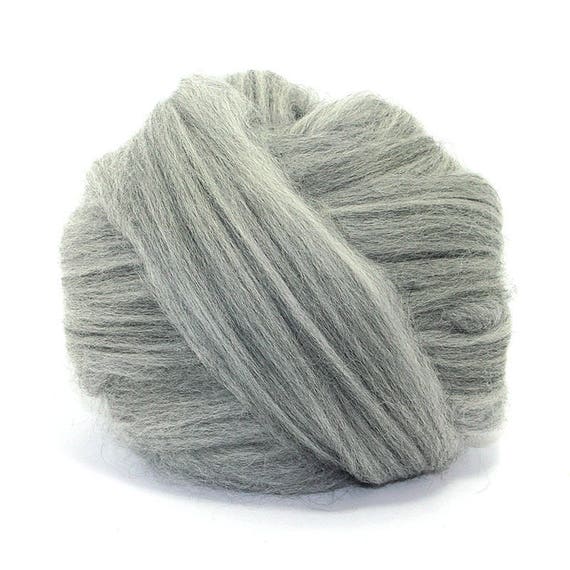 1kg Silver Pure Merino Wool Super Chunky Bulky Arm Knitting Yarn 19.5 micron