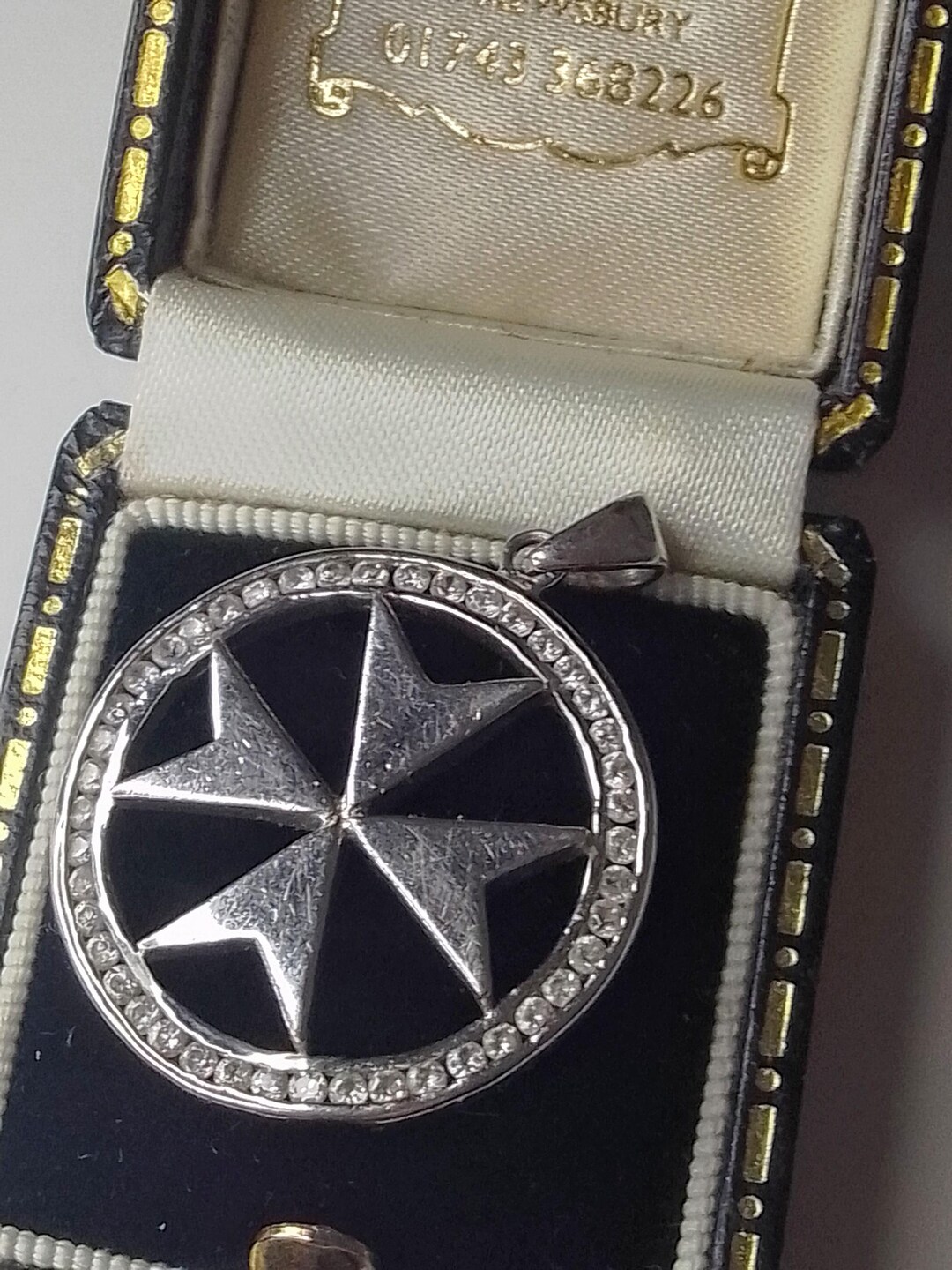 Antiques Silver Maltese Cross Pendant - Etsy