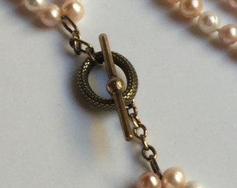 ■VINTAGE HOLLYWOOD■ Petit Pearl Rose Necklace VH2435NE009M 31t4CR64P7L.jpg