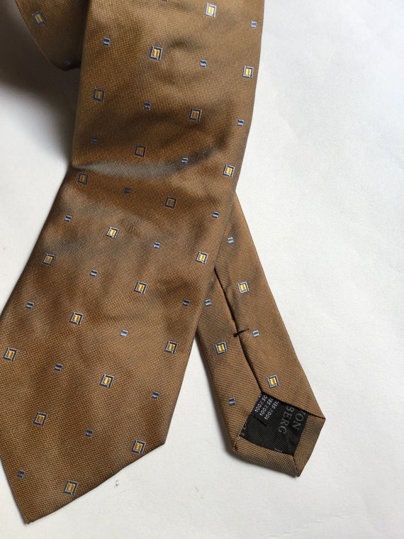Cravate Vintage En Soie Multicouleur - Taille Unique Homme (Bon état)