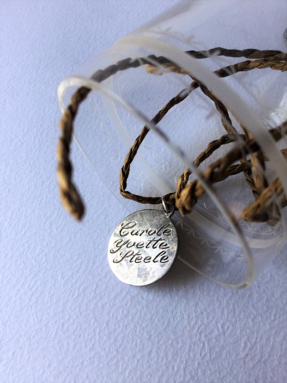 Vintage sterling silver token charms, edwardian jewels, engagement jewels, family jewels