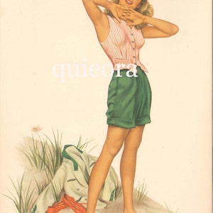 1950 Pin Up instant download, Esquire Calendar Pin up June 1948-1950 Pin Up, Pin Up calendar Esquire 1948 June
