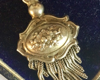 Antique Victorian Silver Tassel Pendant