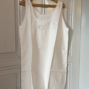 Antique Victorian White Cotton Petticoat 1800 Textiles