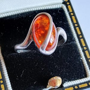 Antiques Modernist Silver Ring