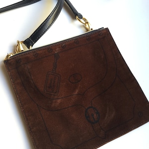 Vintage Brandname Roberta Di Camerino Velvet Crossbody Bag
