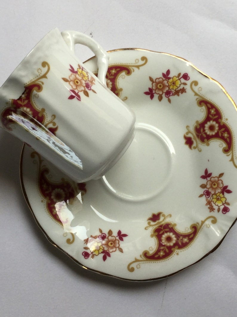 Antiques Victorian Style Ashley Bone China Coffee Cup image 6