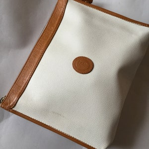 Vintage Auth Brandname Trussardi White Handbag