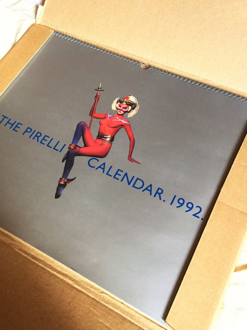 Vintage The Pirelli Calendar 1992 in original box calendar Etsy