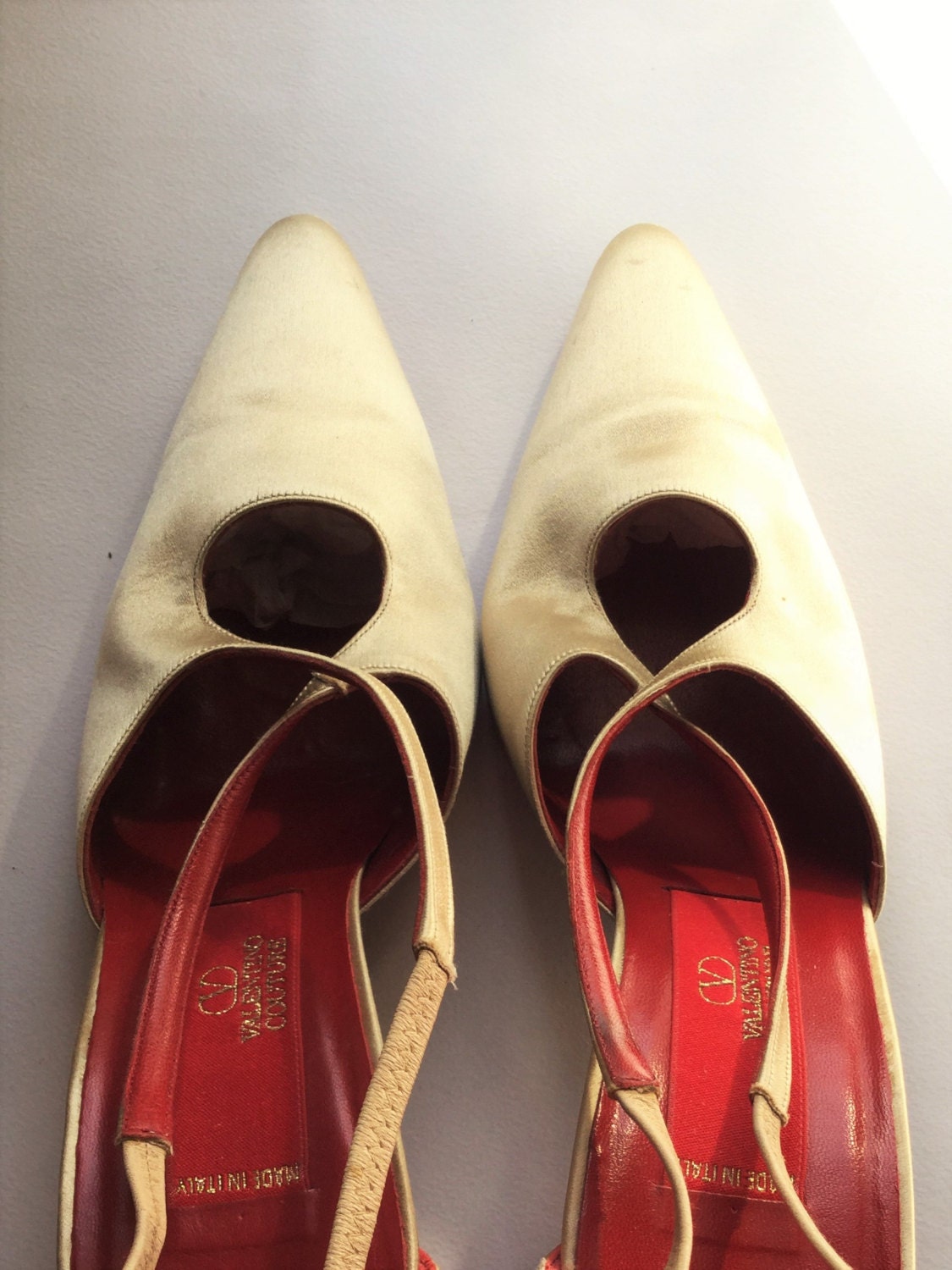 トップス dead vintage made in ITALY valentino by Rare!!! Vintage Italian Designer VALENTINO JEANS Embroidery