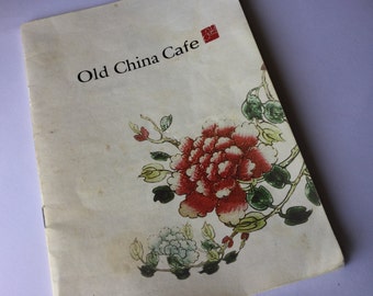 Vintage restaurant menu, collectibles menu - Vintage menu, collectible menu