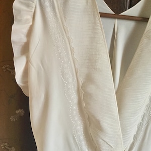 Antiques Edwardian Silk Embroidered Nightdress