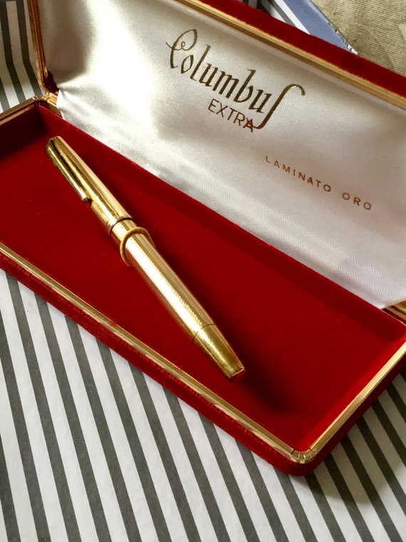 Office Home & Living Paperweights Vintage 1950s Columbus Gold Plated