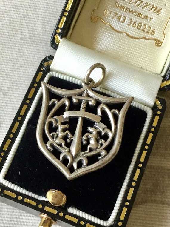 Antiques Victorian Style Masonic Silver Pendant