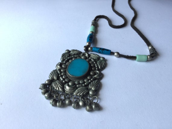 Tribal necklace tribal Necklace, vintage vintage v