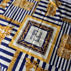 Vintage Brandname Auth Fendi Silk Scarf