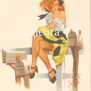1950 Pin Up instant download, Esquire Calendar Pin up February 1948-1950 Pin Up, Pin Up calendar Esquire 1948 February