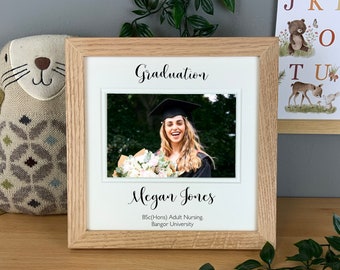 Personalised graduation picture frame, photo gift, Graduation gift,  4 x 6 photo.