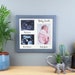 Baby scan frame, multi scan, Personalised baby gift, baby shower gift, ultrasound picture frame, first and second scan, first photo, 