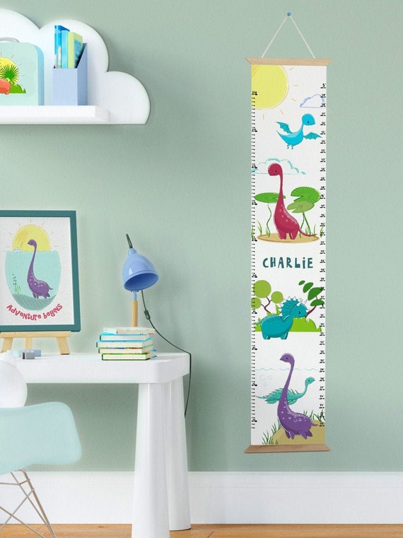 Dinosaur Growth Chart Wall Hanging